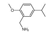 [2-methoxy-5-(1-methylethyl)phenyl]methylamine结构式