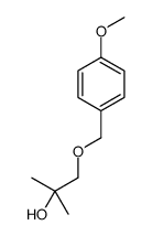 1-[(4-methoxyphenyl)methoxy]-2-methylpropan-2-ol结构式