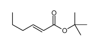 tert-butyl hex-2-enoate Structure