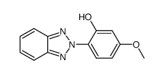 2-(2'-hydroxy-4'-methoxyphenyl)-benzotriazole结构式