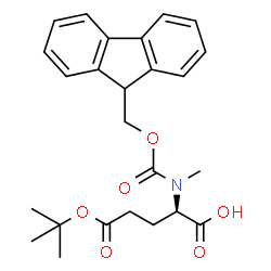 (R)-2-((((9H-芴-9-基)甲氧基)羰基)(甲基)氨基)-5-(叔丁氧基)-5-氧代戊酸图片