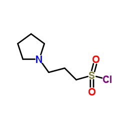 3-(1-Pyrrolidinyl)-1-propanesulfonyl chloride结构式