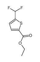 ethyl 5-(difluoromethyl)-thiophene-2-carboxylate Structure