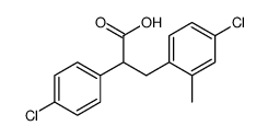 2-(4-Chlorobenzyl)-3-(4-chlorophenyl)propionic acid结构式