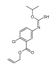 prop-2-enyl 2-chloro-5-(propan-2-yloxycarbothioylamino)benzoate Structure