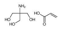 2-amino-2-(hydroxymethyl)propane-1,3-diol,prop-2-enoic acid Structure