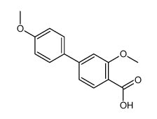 2-methoxy-4-(4-methoxyphenyl)benzoic acid Structure