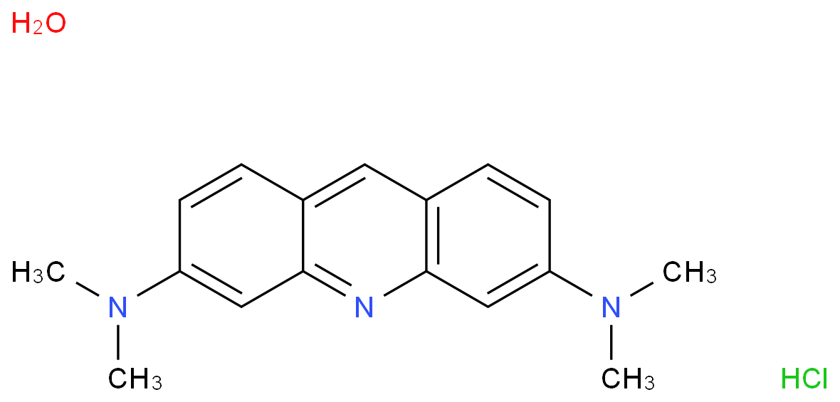 3,6-Acridinediamine, N,N,N',N'-tetramethyl-, monohydrochloride Structure