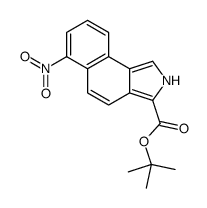 tert-butyl 6-nitro-2H-benzo[e]isoindole-3-carboxylate Structure