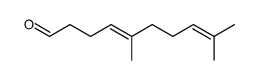 (E)-5,9-dimethyldeca-4,8-dienal Structure
