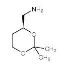 (S)-2,2-二甲基-4-氨基甲基-1,3-二噁烷结构式