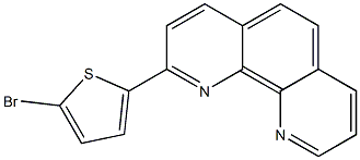 1,10-Phenanthroline, 2-(5-bromo-2-thienyl)- Structure
