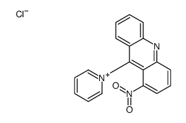 1-nitro-9-pyridin-1-ium-1-ylacridine,chloride Structure