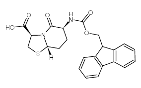 (3R,6S,8aS)-6-amino-6-(9H-fluoren-9-ylmethoxycarbonyl)-5-oxo-3,7,8,8a-tetrahydro-2H-[1,3]thiazolo[3,2-a]pyridine-3-carboxylic acid Structure