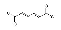 hexa-2,4-dienedioyl dichloride Structure