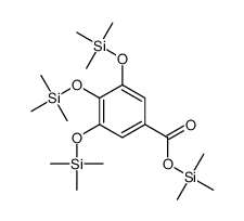 3,4,5-Tris(trimethylsilyloxy)benzoic acid trimethylsilyl ester结构式