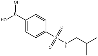 B-[4-[[(2-methylpropyl)amino]sulfonyl]phenyl]Boronic acid Structure