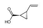 trans-2-vinylcyclopropane-1-carboxylic acid Structure