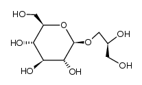 3-O-β-D-glucopyranosyl-sn-glycerol结构式