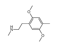 2,5-Dimethoxy-N,4-dimethylbenzeneethanamine结构式