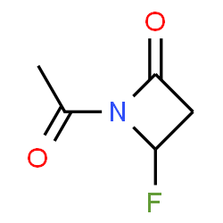 2-Azetidinone,1-acetyl-4-fluoro-(9CI) structure