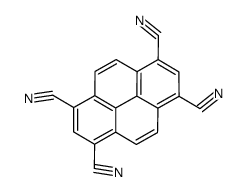 pyrene-1,3,6,8-tetracarbonitrile Structure