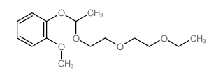 Benzene,1-[1-[2-(2-ethoxyethoxy)ethoxy]ethoxy]-2-methoxy- Structure