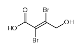 α.β-dibromo-γ-oxy-crotonic acid Structure