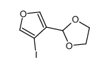 2-(4-iodofuran-3-yl)-1,3-dioxolane结构式