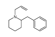 2-benzyl-1-prop-2-enylpiperidine结构式