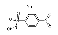 N-Chloro-N-sodio-4-nitrobenzenesulfonamide Structure
