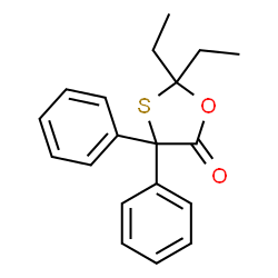 2,2-Diethyl-4,4-diphenyl-1,3-oxathiolan-5-one picture