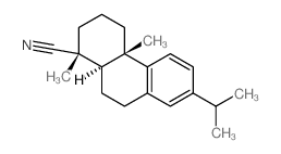 1-Phenanthrenecarbonitrile,1,2,3,4,4a,9,10,10a-octahydro-1,4a-dimethyl-7-(1-methylethyl)-, (1R,4aS,10aR)- Structure