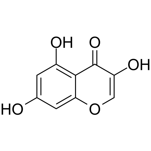 3,5,7-Trihydroxychromone Structure