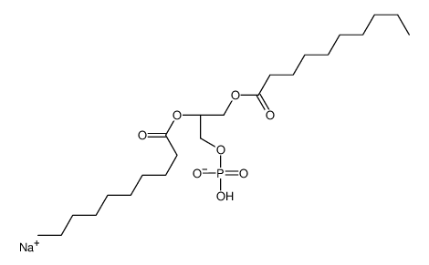 1,2-二癸酰基-sn-甘油-3-磷酸酯(钠盐)图片