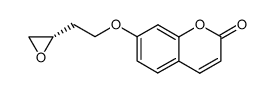 (S)-7-(3,4-epoxybutyloxy)-2H-1-benzopyran-2-one Structure