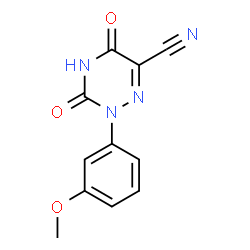 2-(3-Methoxyphenyl)-3,5-dioxo-2,3,4,5-tetrahydro-1,2,4-triazine-6-carbonitrile picture