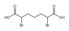 2,6-dibromo-heptanedioic acid Structure