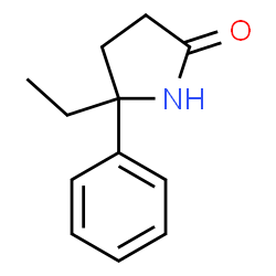 5-ethyl-5-phenylpyrrolidinone结构式