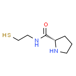 2-Pyrrolidinecarboxamide,N-(2-mercaptoethyl)-,(2S)-(9CI) structure