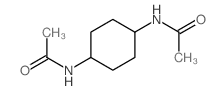 Acetamide, N,N'-1,4-cyclohexanediylbis- structure
