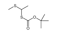 tert-butyl 1-methylsulfanylethylsulfanylformate Structure