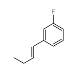 Benzene, 1-(1E)-1-butenyl-3-fluoro- (9CI) structure