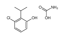 carbamic acid,3-chloro-2-propan-2-ylphenol结构式