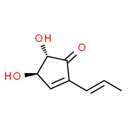 2-Cyclopenten-1-one,4,5-dihydroxy-2-(1E)-1-propenyl-,(4R,5S)-rel-(9CI) picture