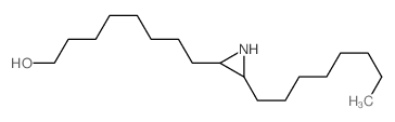 2-Aziridineoctanol,3-octyl-结构式