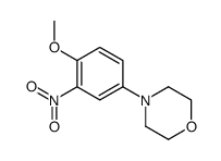 4-(4-methoxy-3-nitrophenyl)morpholine structure