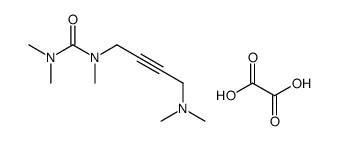 1-[4-(dimethylamino)but-2-ynyl]-1,3,3-trimethylurea,oxalic acid Structure