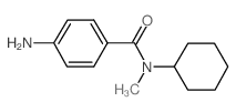 4-Amino-N-cyclohexyl-N-methylbenzamide结构式