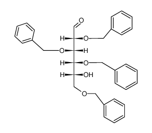 2,3,4,6-O-四苄基-α-D-葡萄糖结构式